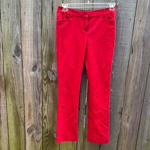 Express Red Bootcut Pants - Size 4